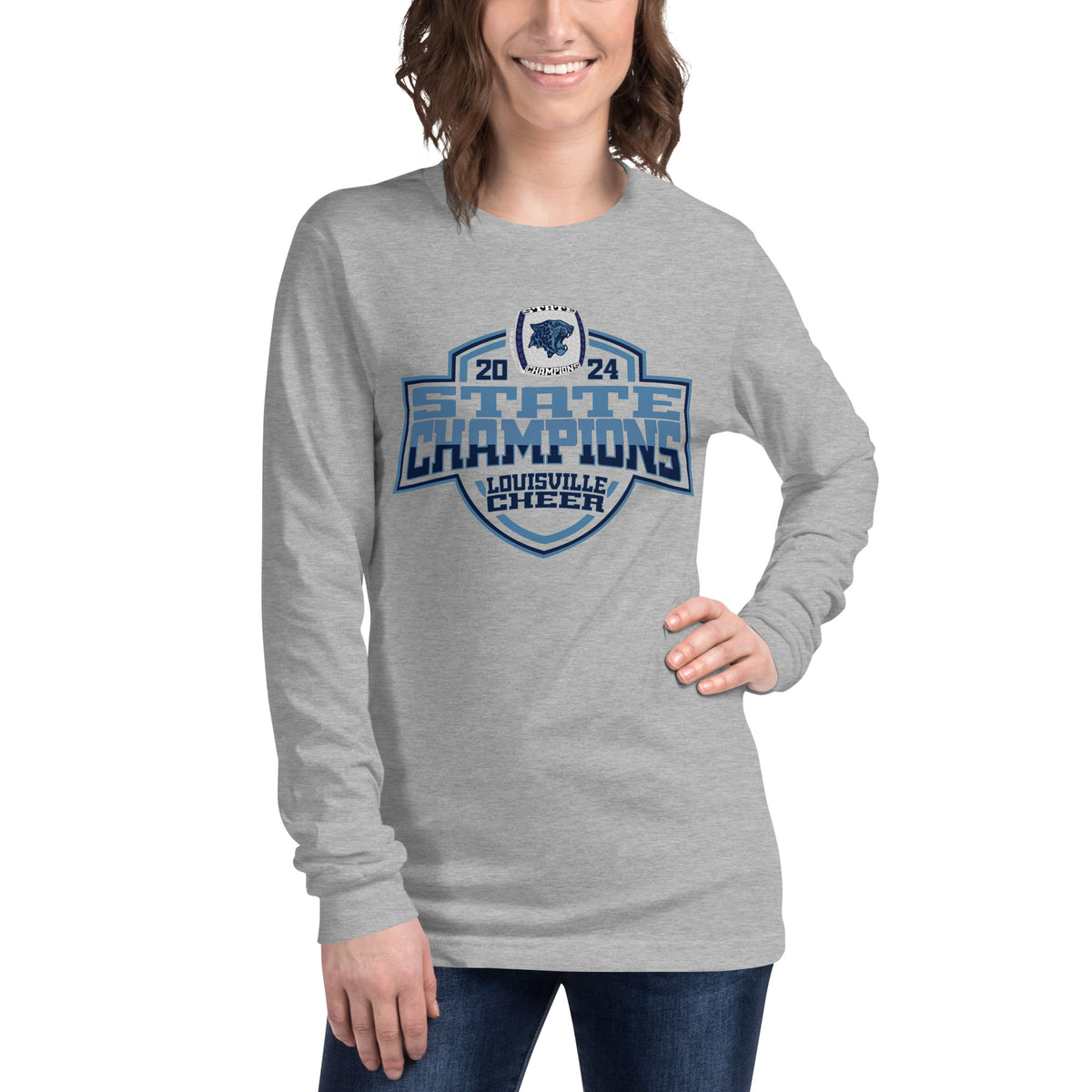 Louisville High School Cheer 2024 Unisex Long Sleeve Tee