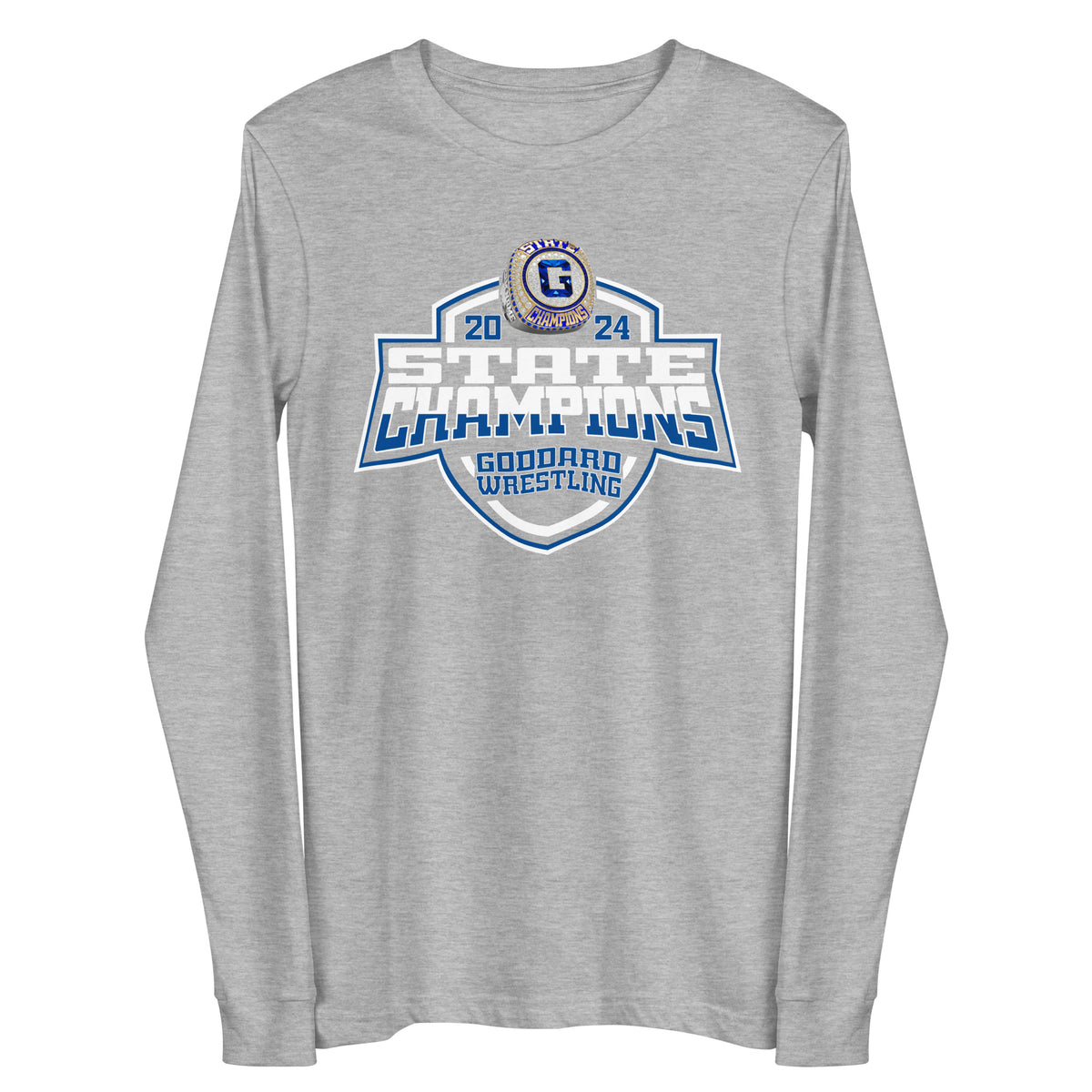 Goddard High School Wrestling 2024 Unisex Long Sleeve Tee