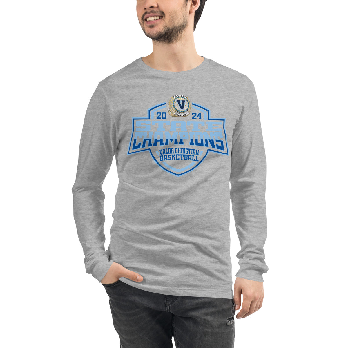 Valor Christian High School Basketball -Women's 2024 Unisex Long Sleeve Tee