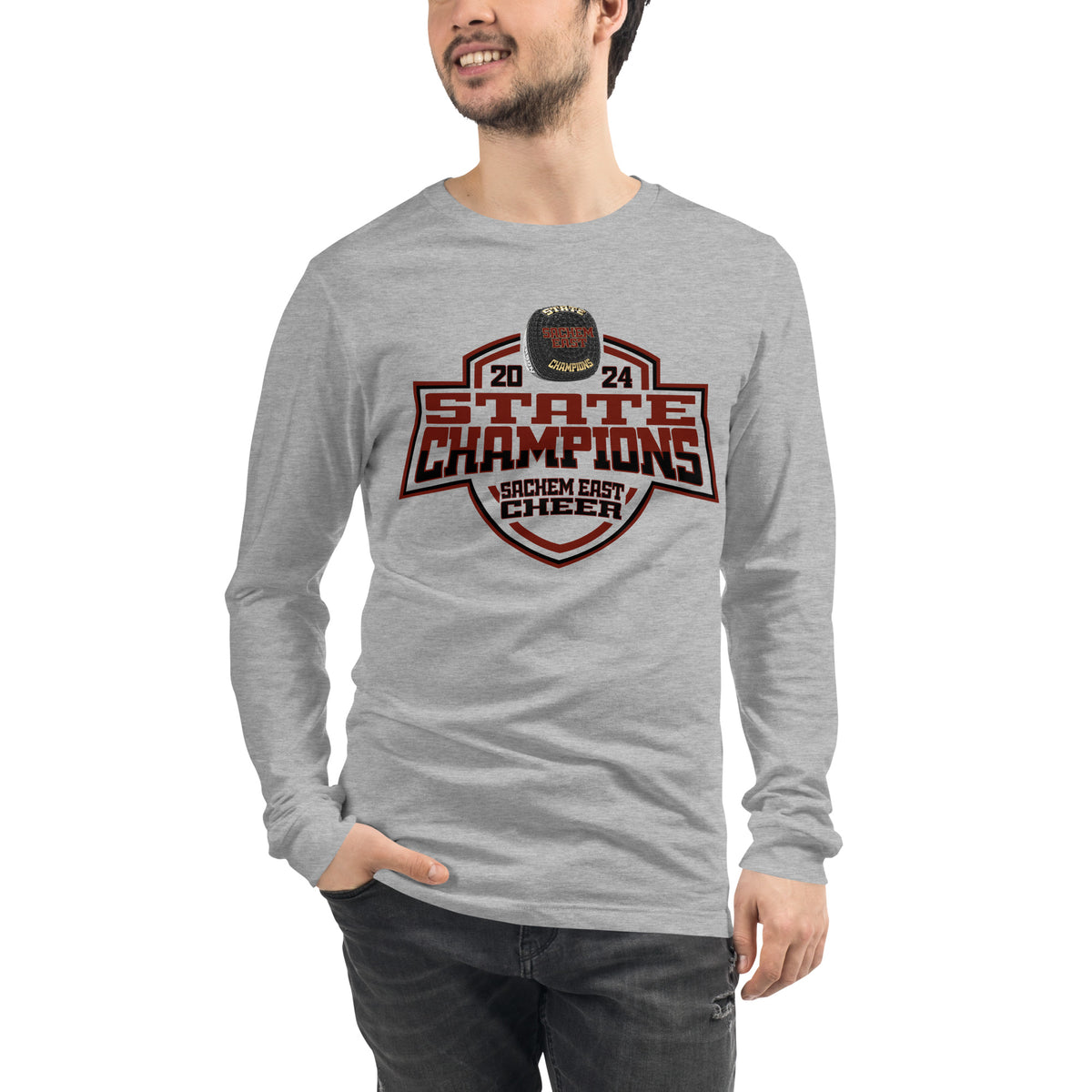 Sachem High School East Campus Cheer 2024 Unisex Long Sleeve Tee