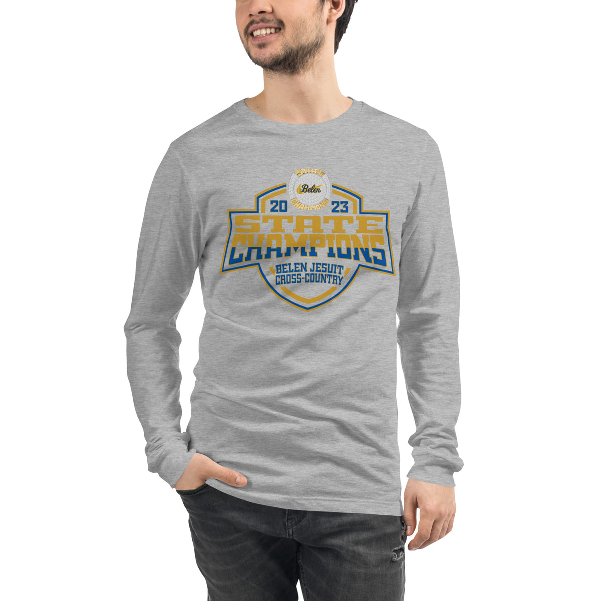 Belen Jesuit Preparatory Cross Country -Men's 2023 Unisex Long Sleeve Tee