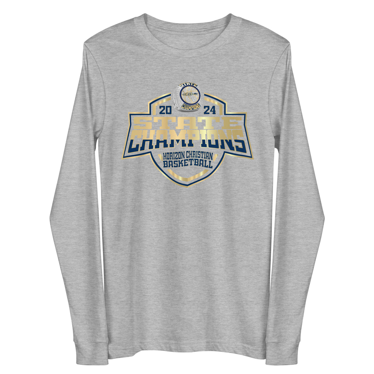 Horizon Christian Academy High School Basketball -Women's 2024 Unisex Long Sleeve Tee