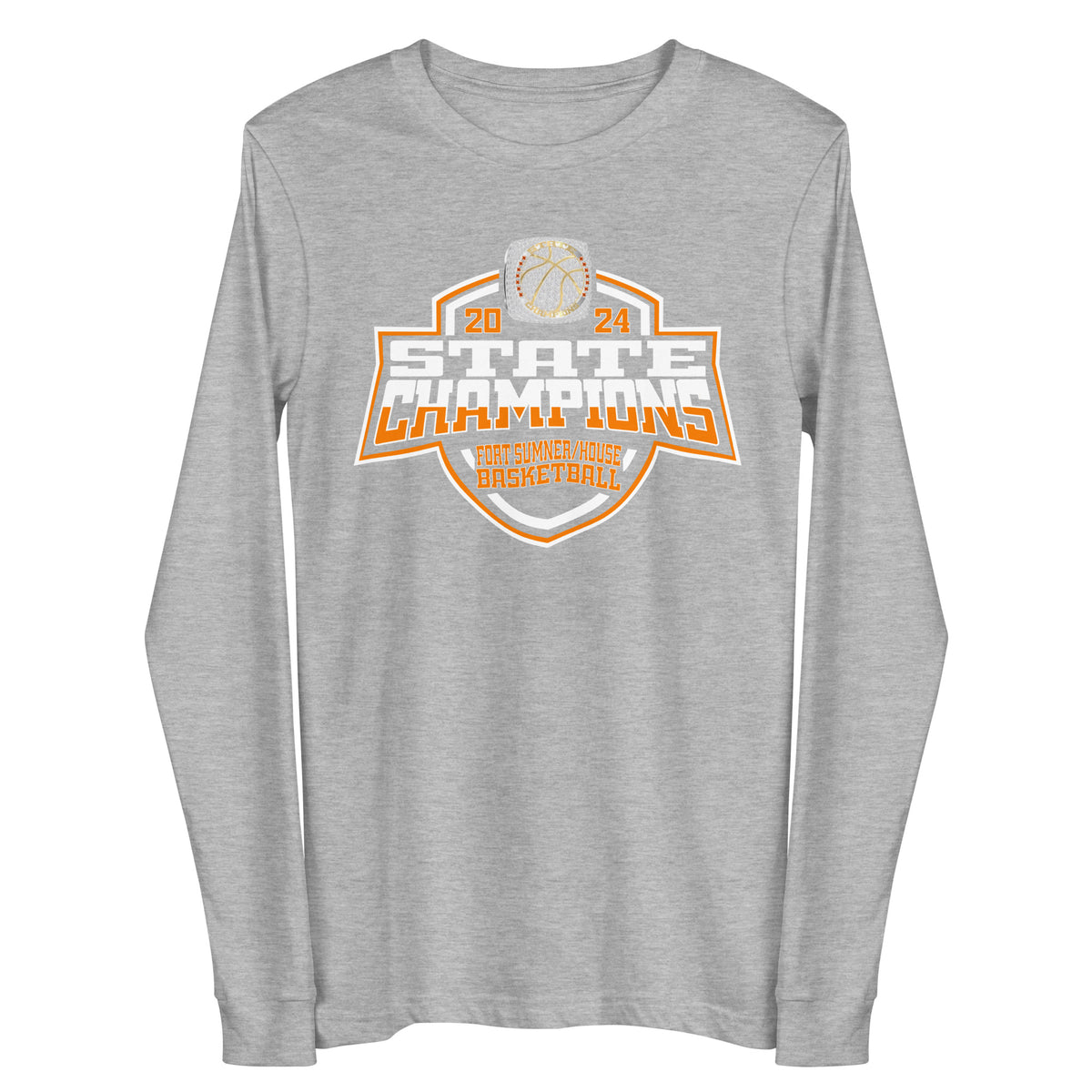Fort Sumner/House High School (co-op) Basketball -Women's 2024 Unisex Long Sleeve Tee