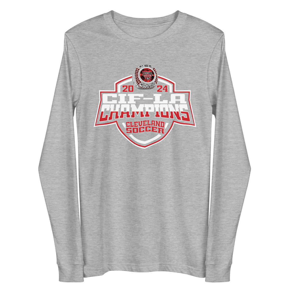 Grover Cleveland High School Soccer -Women's 2024 Unisex Long Sleeve Tee