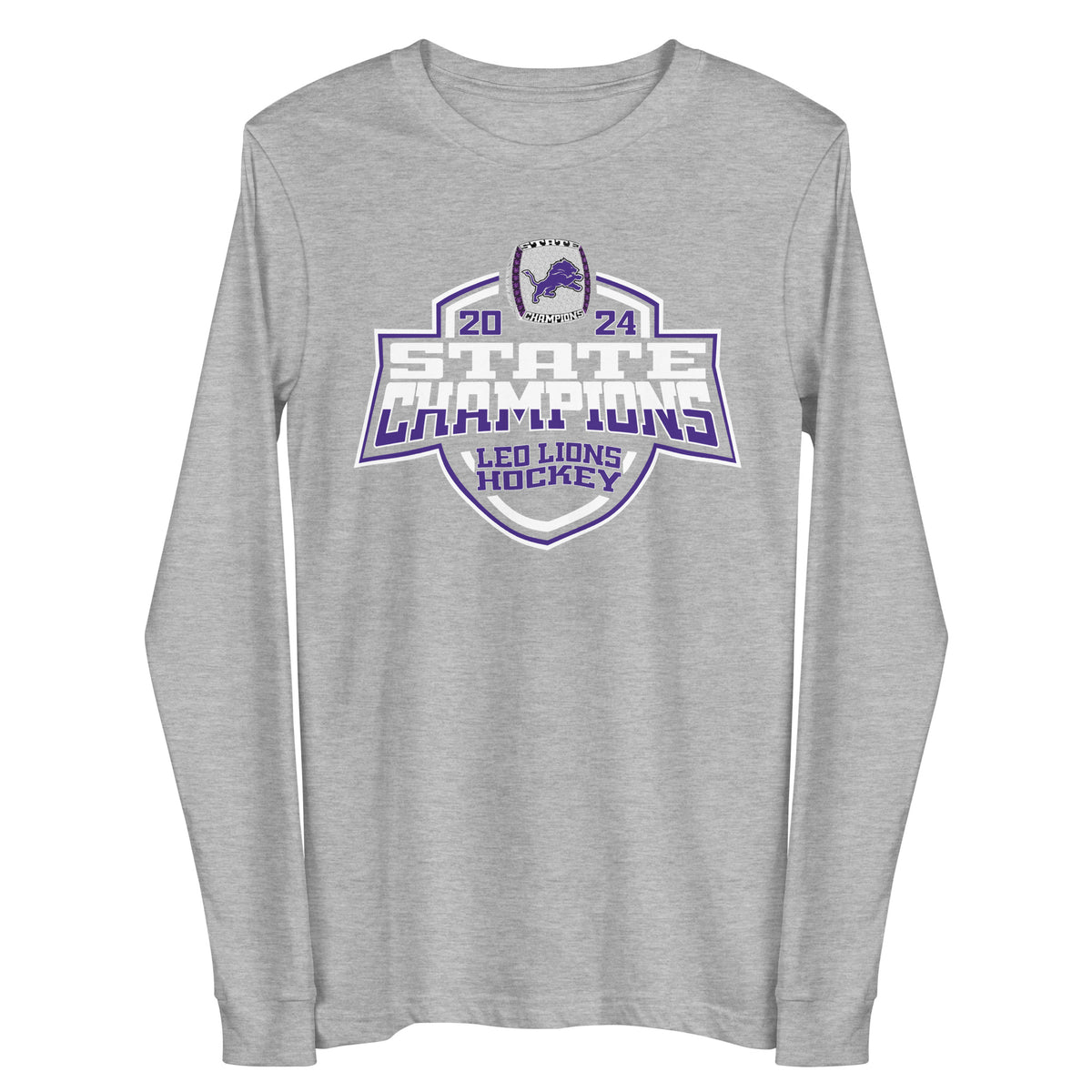 Leo Lions Hockey Hockey -Men's 2024 Unisex Long Sleeve Tee