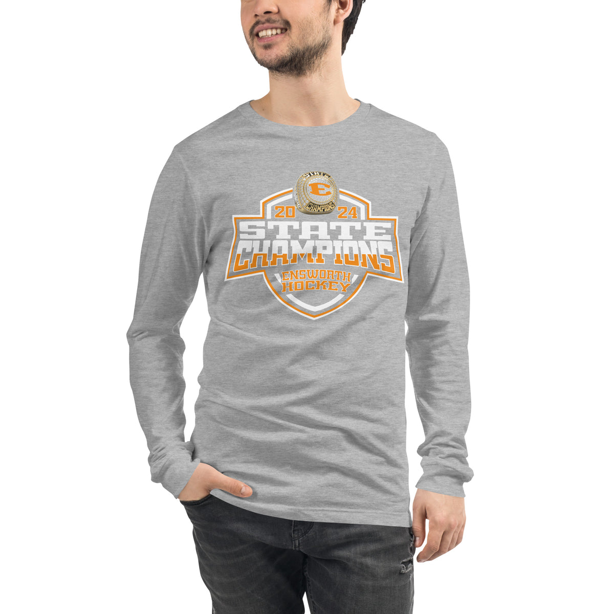 Ensworth High School Hockey -Men's 2024 Unisex Long Sleeve Tee