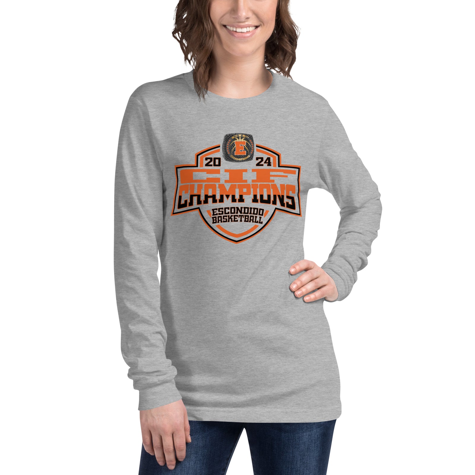 Escondido High School Basketball -Women's 2024 Unisex Long Sleeve Tee