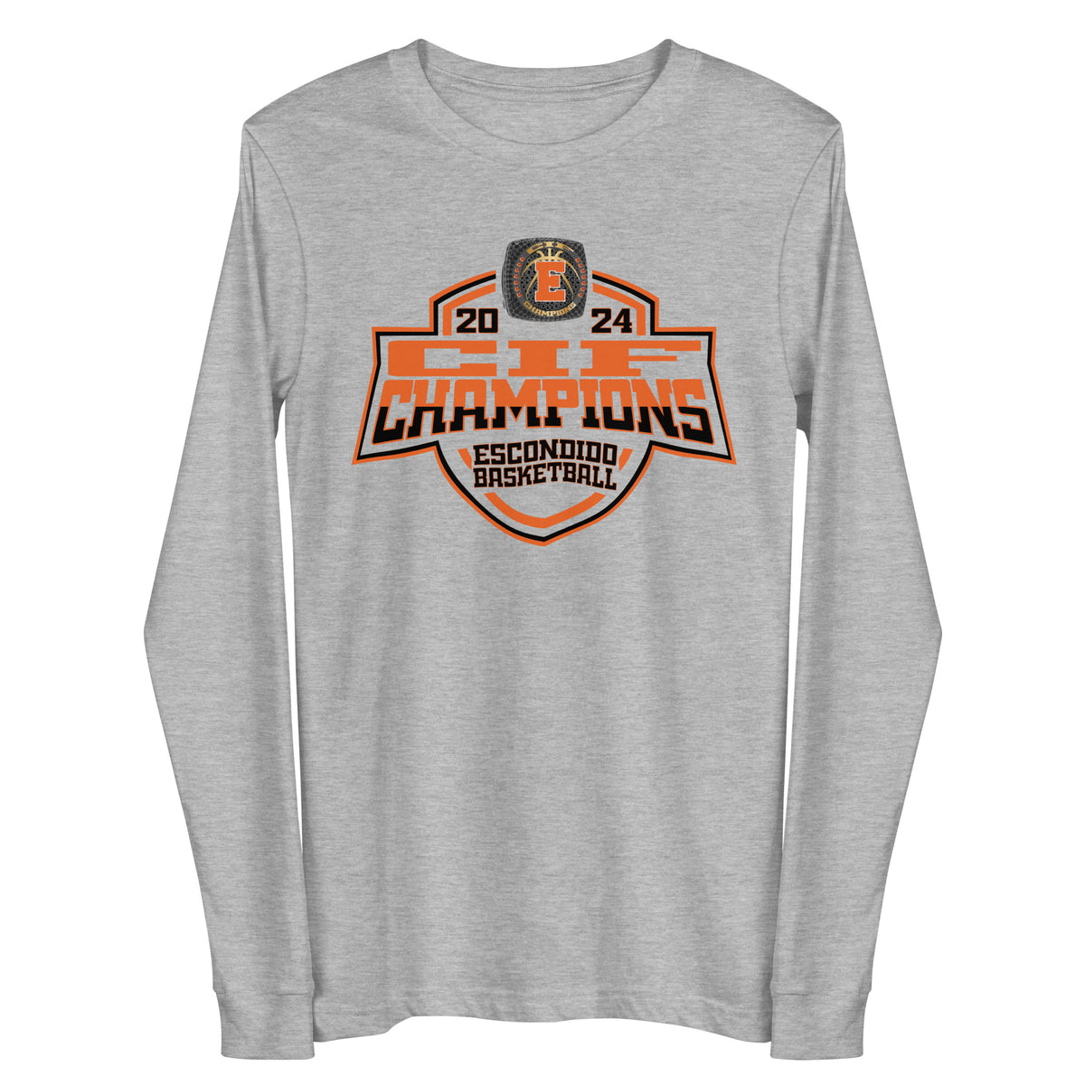 Escondido High School Basketball -Women's 2024 Unisex Long Sleeve Tee