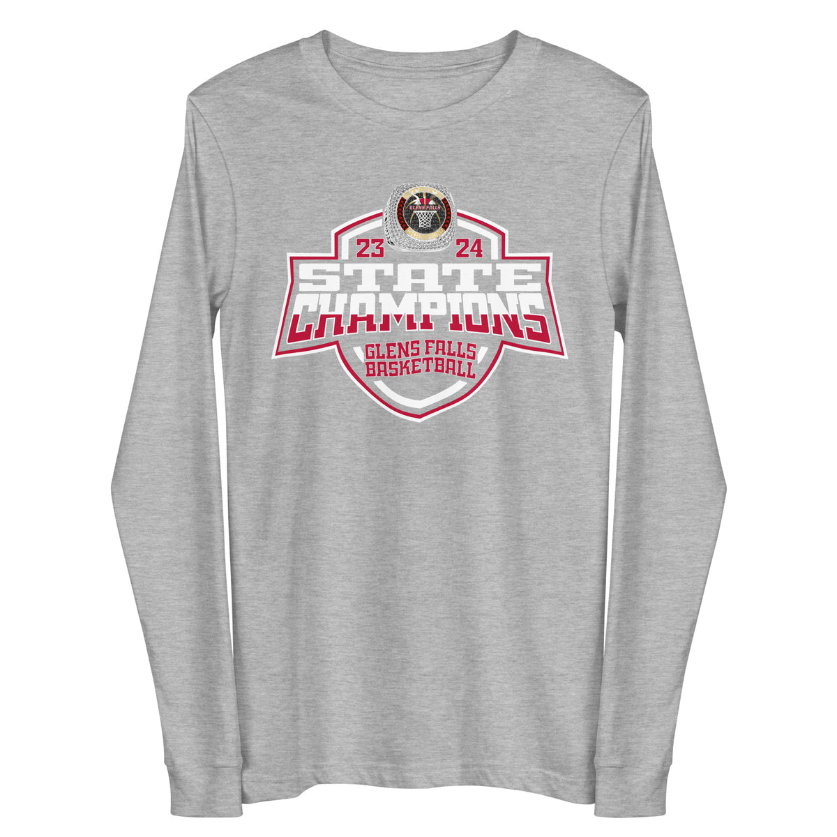Glens Falls High School Basketball -Men's 2024 Unisex Long Sleeve Tee