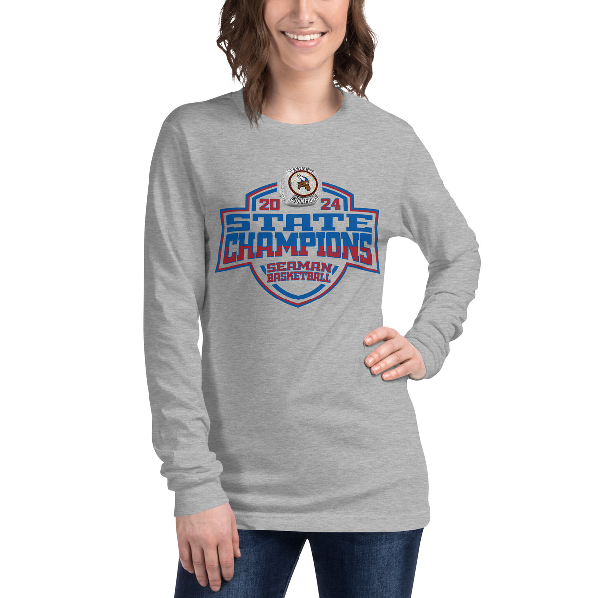 Seaman High School Basketball -Women's 2024 Unisex Long Sleeve Tee
