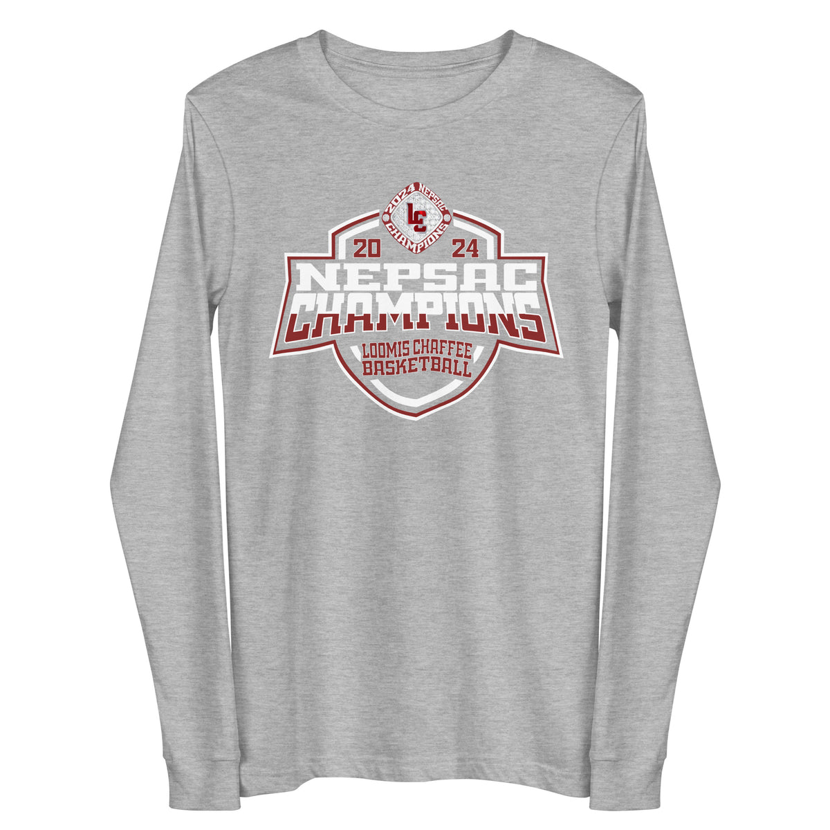 The Loomis Chaffee School Basketball -Women's 2024 Unisex Long Sleeve Tee
