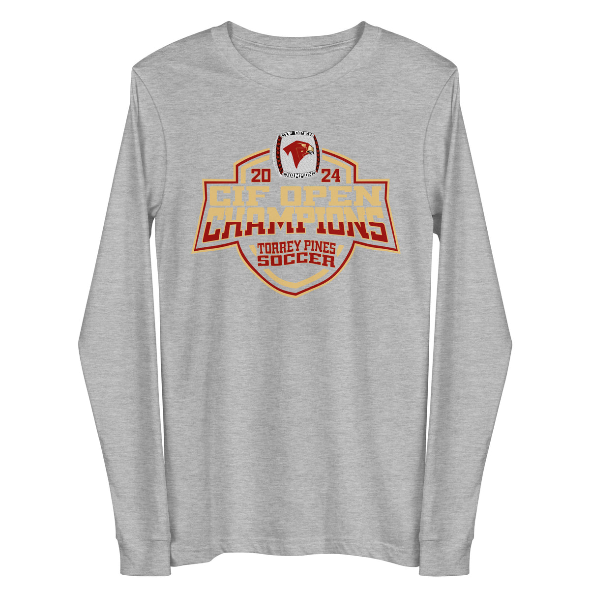 Torrey Pines High School Soccer -Women's 2024 Unisex Long Sleeve Tee