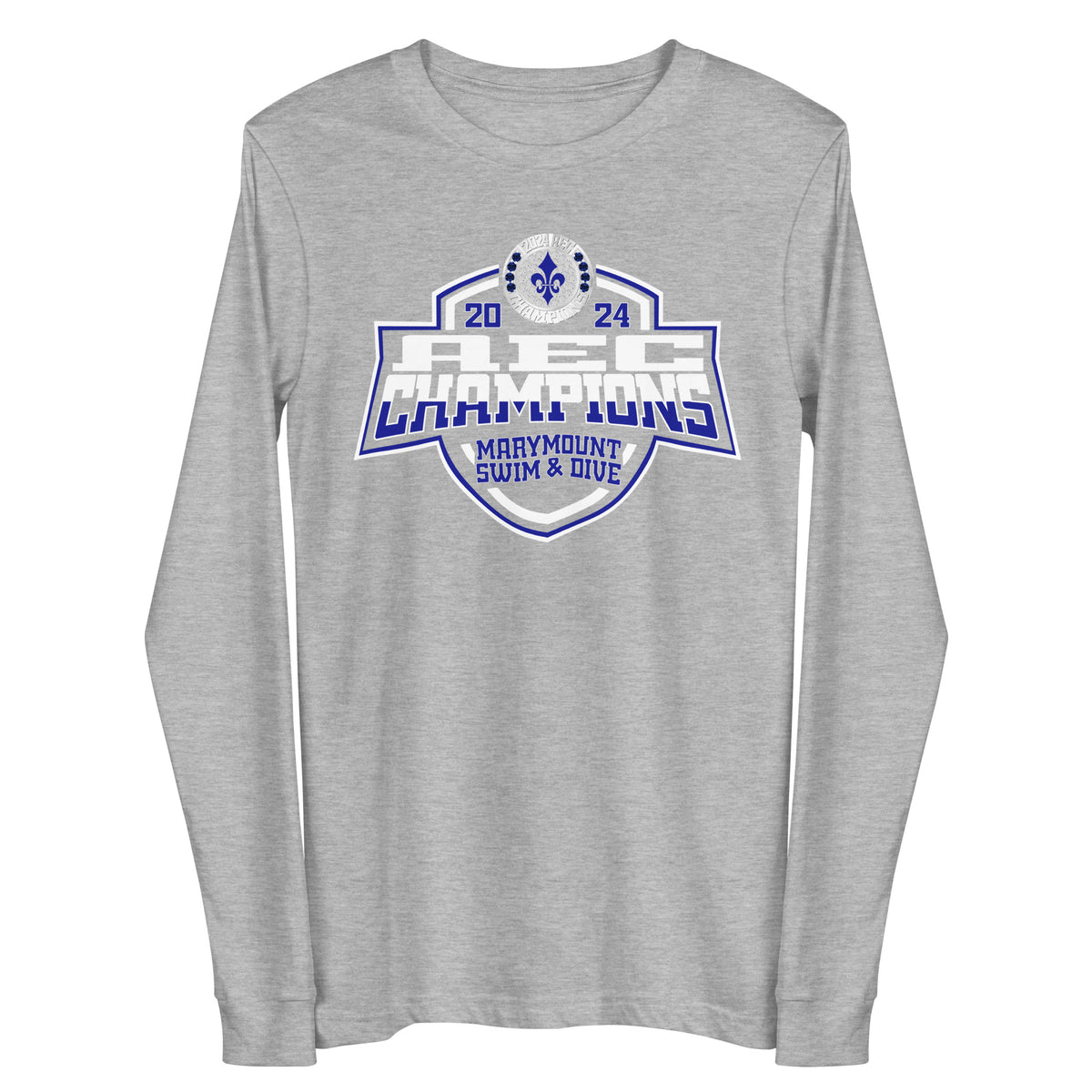 Marymount University Swimming &amp; Diving 2024 Unisex Long Sleeve Tee