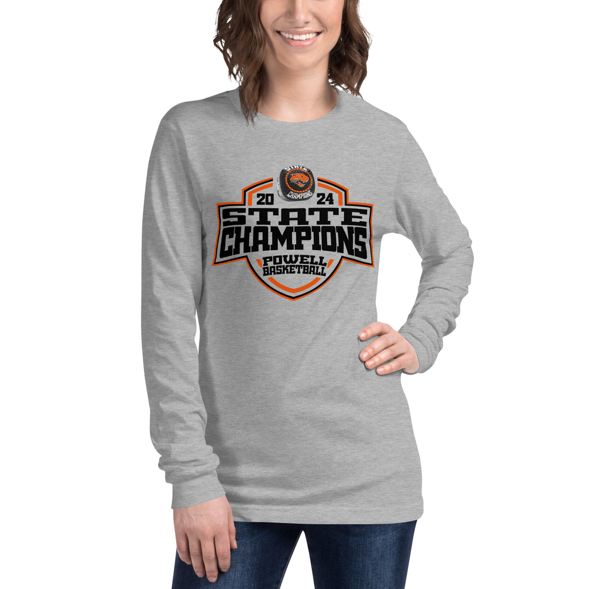 Powell High School Basketball -Men's 2024 Unisex Long Sleeve Tee