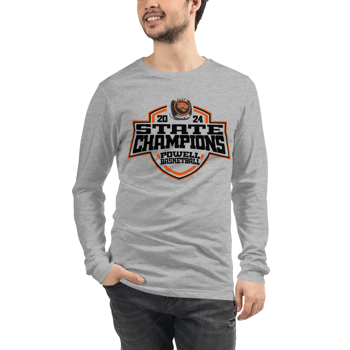 Powell High School Basketball -Men's 2024 Unisex Long Sleeve Tee