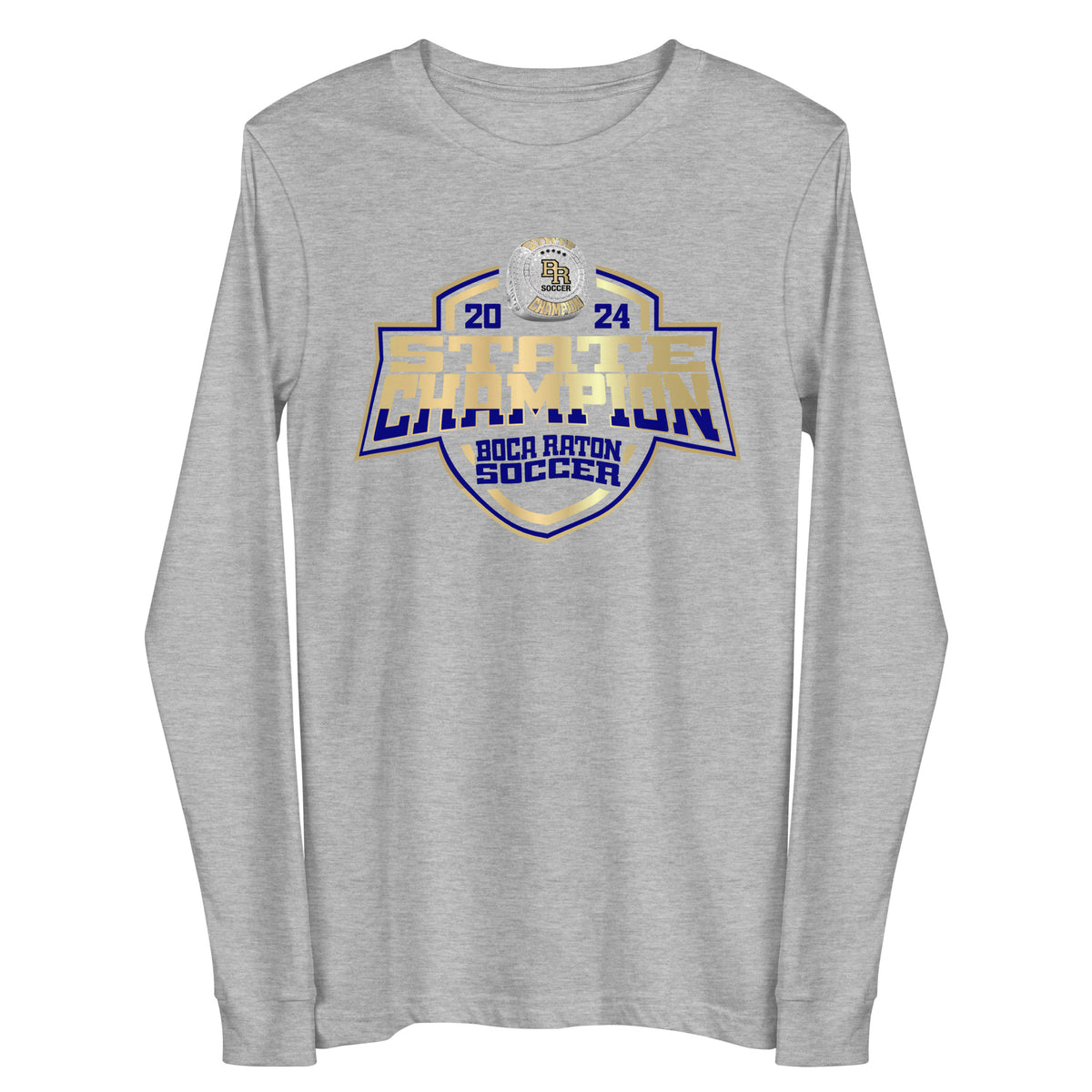 Boca Raton Community High School Soccer -Men's 2024 Unisex Long Sleeve Tee