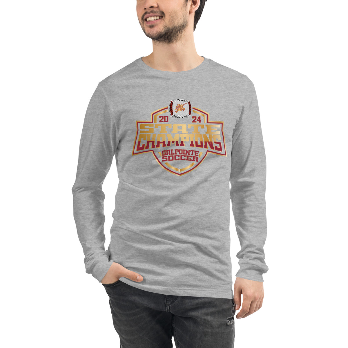 Salpointe Catholic High School Soccer -Men's 2024 Unisex Long Sleeve Tee