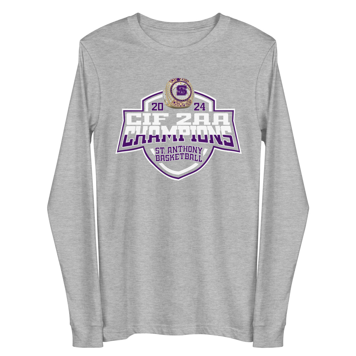 Saint Anthony High School Basketball -Men's 2024 Unisex Long Sleeve Tee