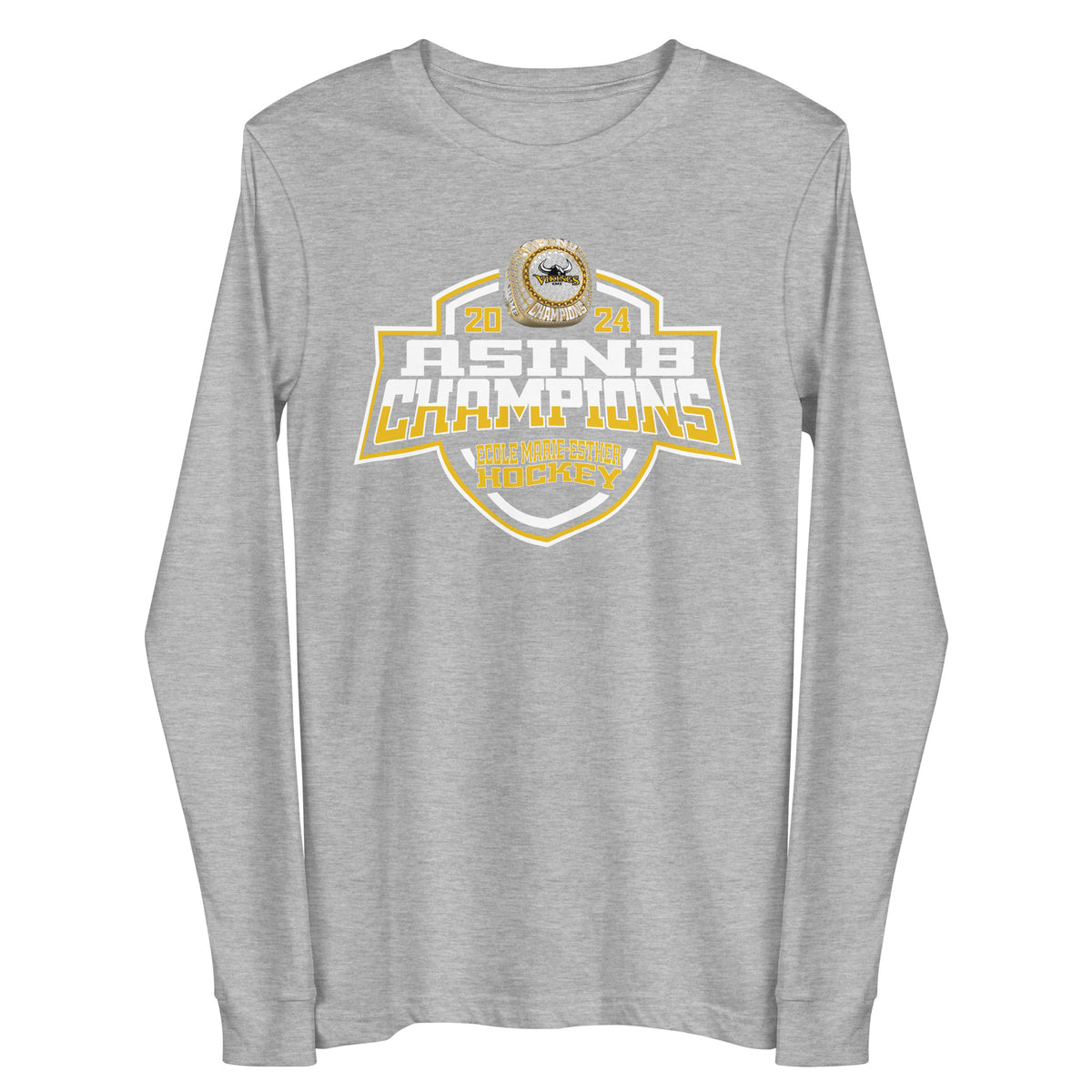 École Marie-Esther Hockey -Men's 2024 Unisex Long Sleeve Tee