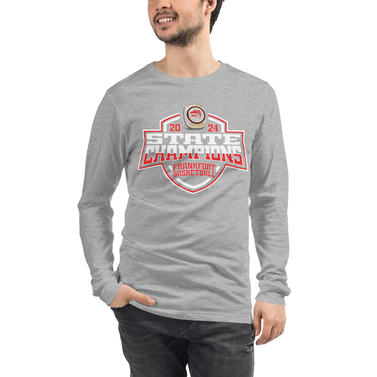 Frankfort High School Basketball -Women's 2024 Unisex Long Sleeve Tee
