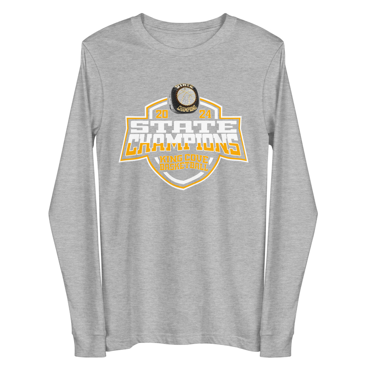 King Cove High School Basketball -Men's 2024 Unisex Long Sleeve Tee