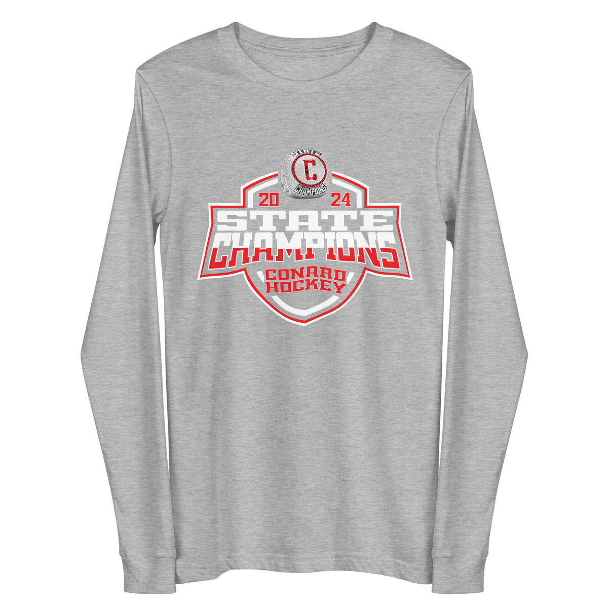 Conard High School Hockey -Men's 2024 Unisex Long Sleeve Tee
