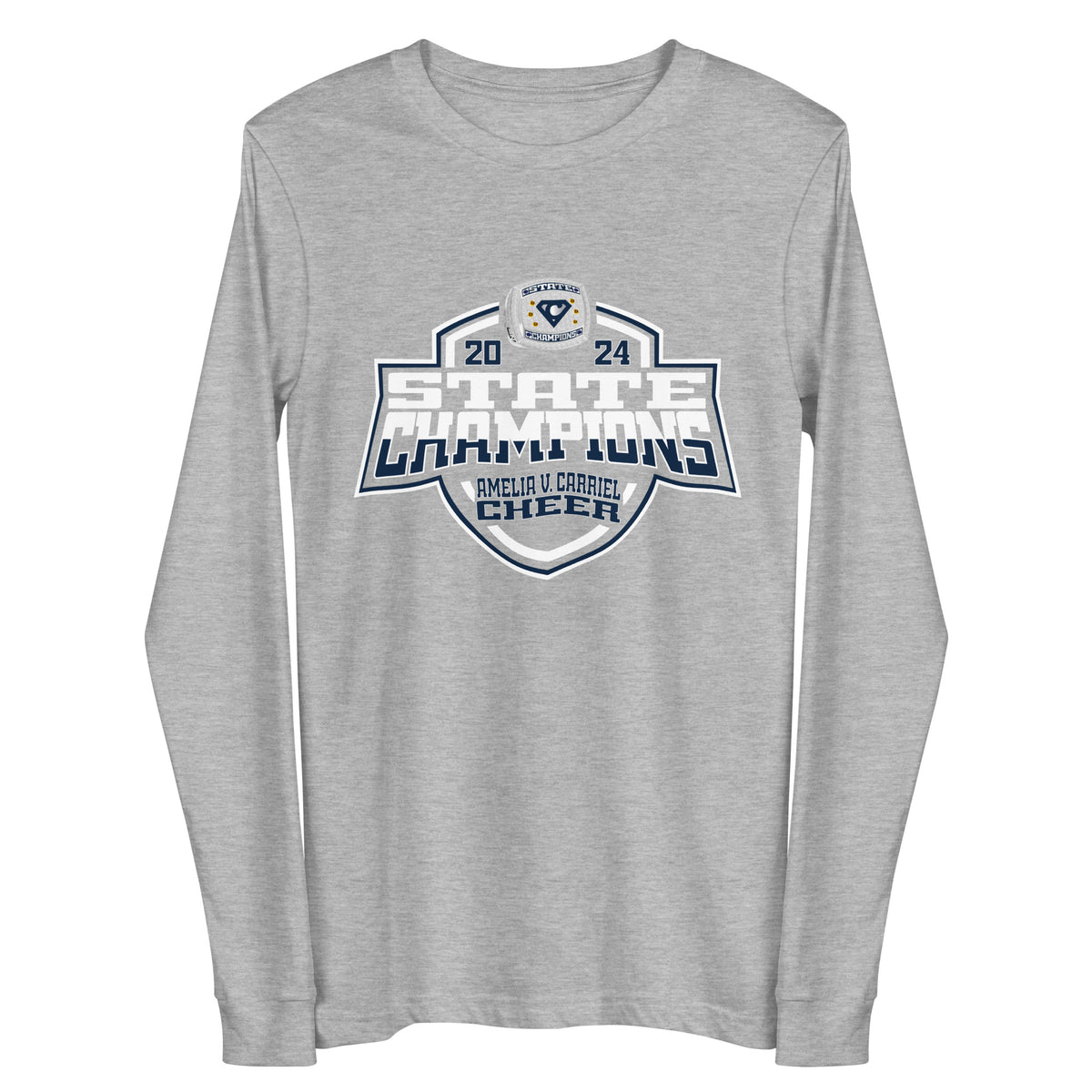 Amelia V. Carriel Junior High Cheer 2024 Unisex Long Sleeve Tee