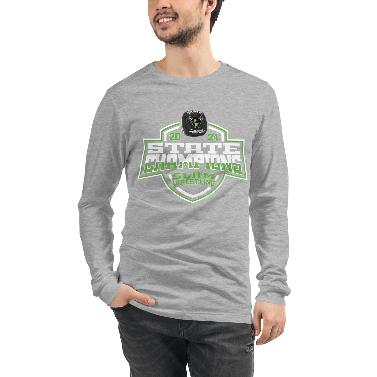 Sports Leadership and Management Academy-SLAM High School Nevada Wrestling - Women's 2024 Unisex Long Sleeve Tee