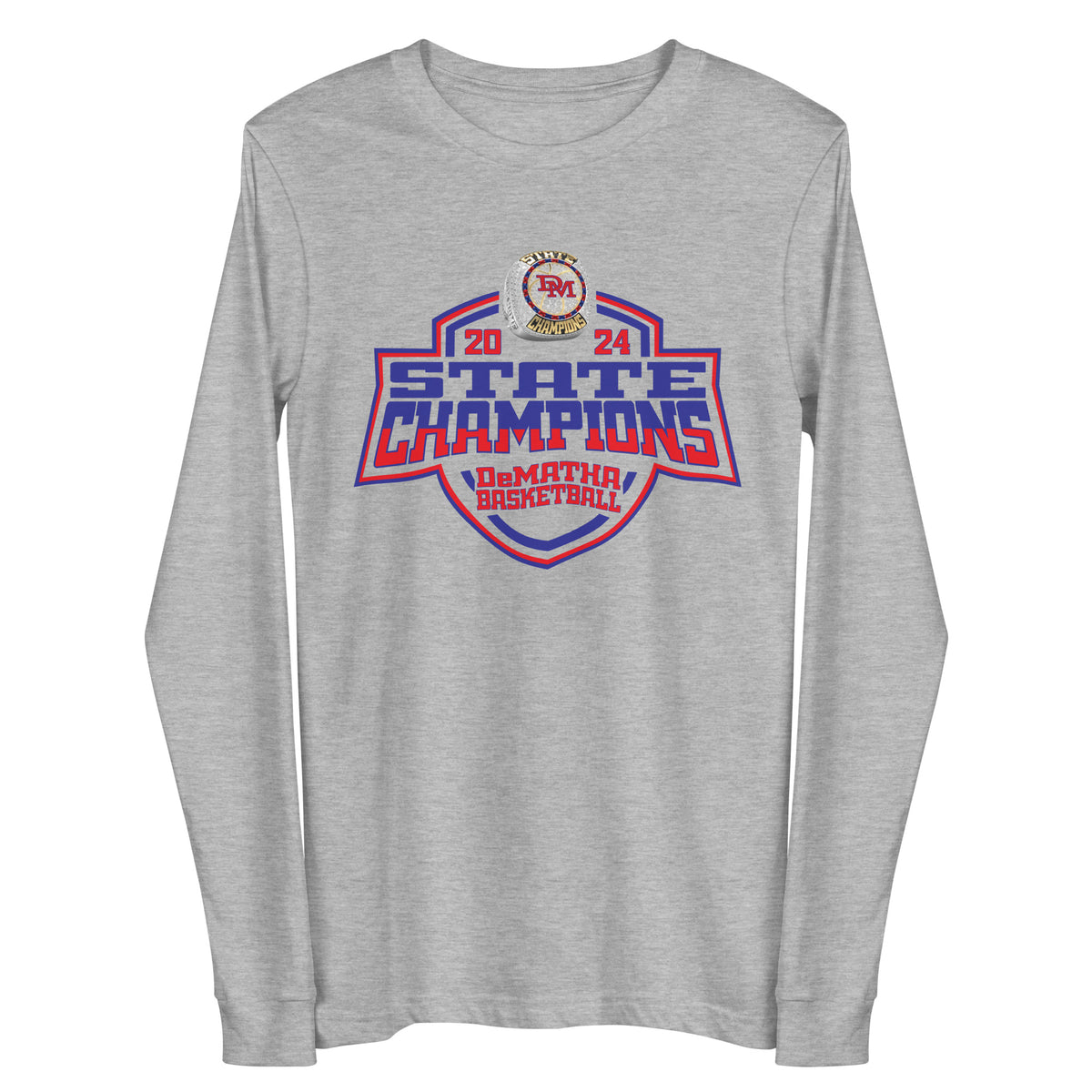 DeMatha Catholic High School Basketball -Men's 2024 Unisex Long Sleeve Tee
