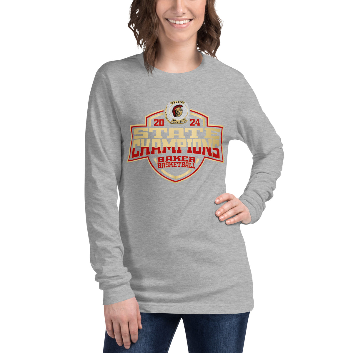 Baker High School Basketball -Women's 2024 Unisex Long Sleeve Tee