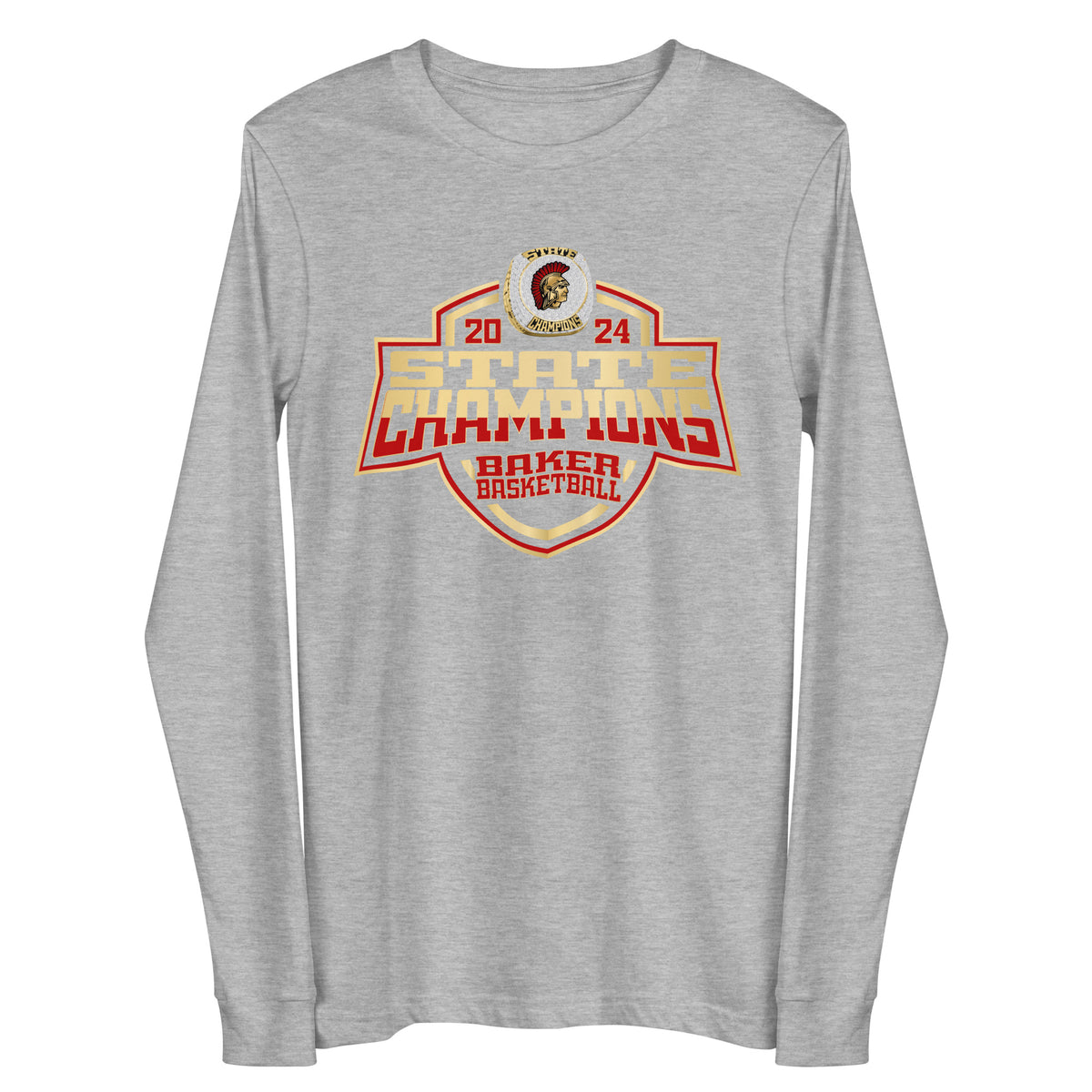 Baker High School Basketball -Women's 2024 Unisex Long Sleeve Tee