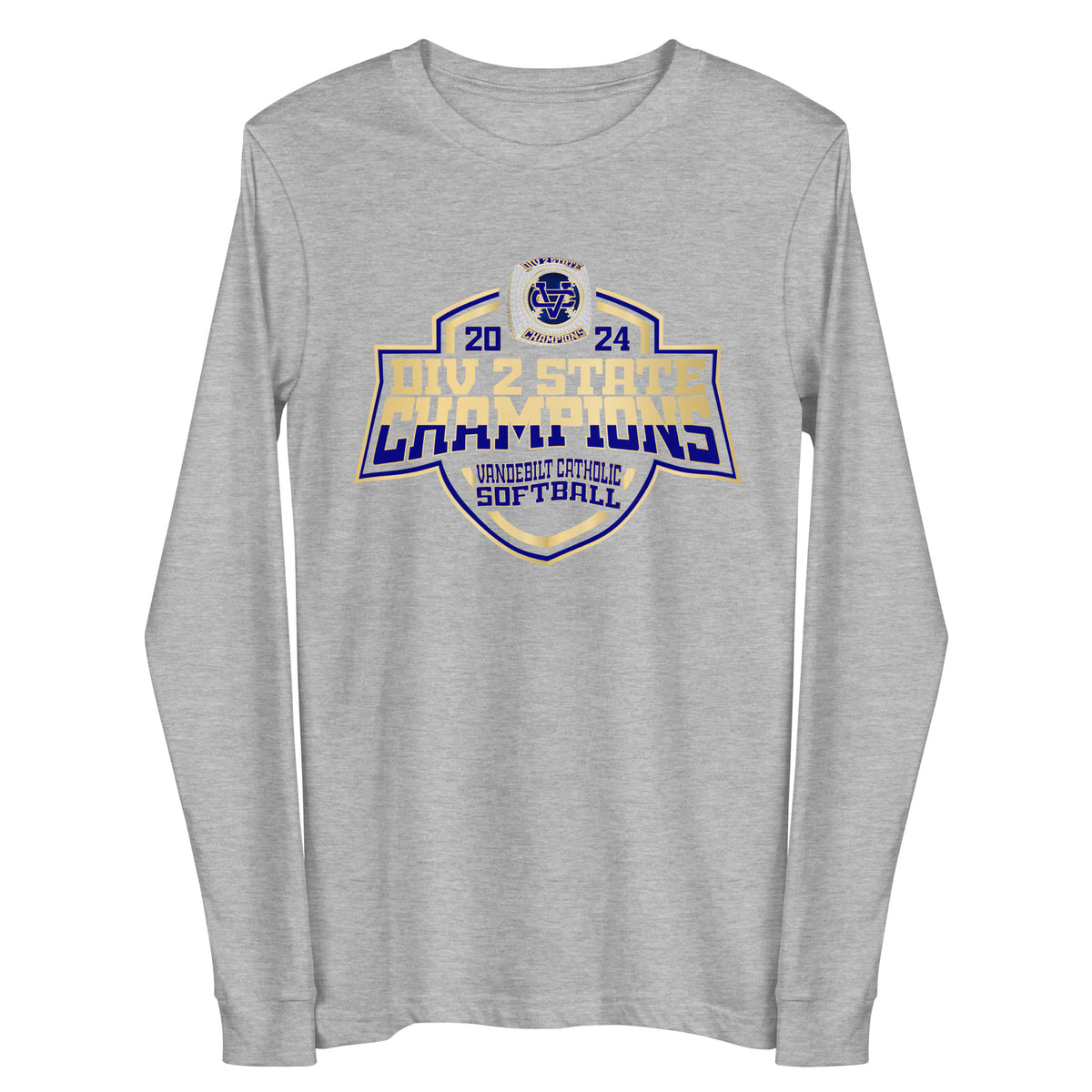 Vandebilt Catholic School Softball - Women's 2024 Unisex Long Sleeve Tee