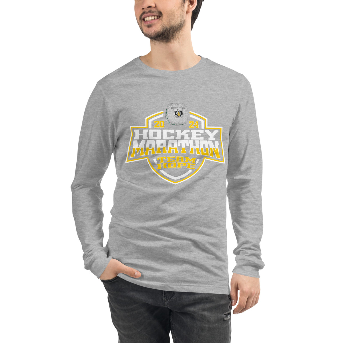 Oilympics Charity Hockey Marathon Hockey -Men's 2024 Unisex Long Sleeve Tee
