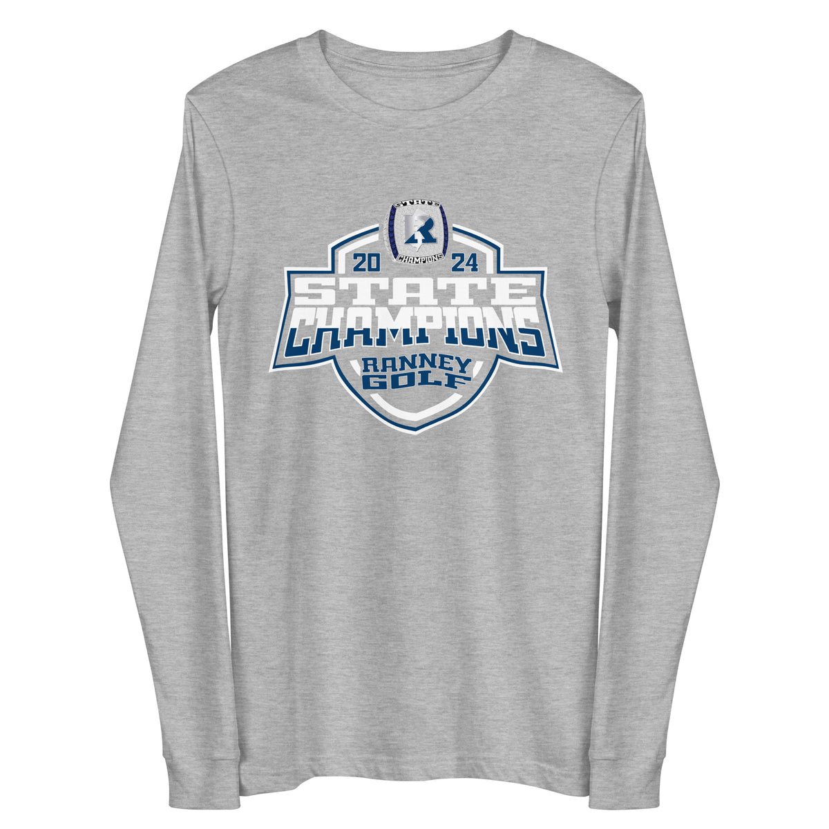 The Ranney School (Upper School) Golf -Men's 2024 Unisex Long Sleeve Tee
