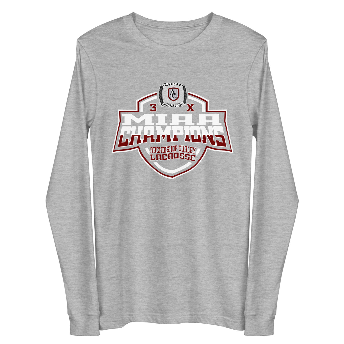 Archbishop Curley High School Lacrosse -Men's 2024 Unisex Long Sleeve Tee