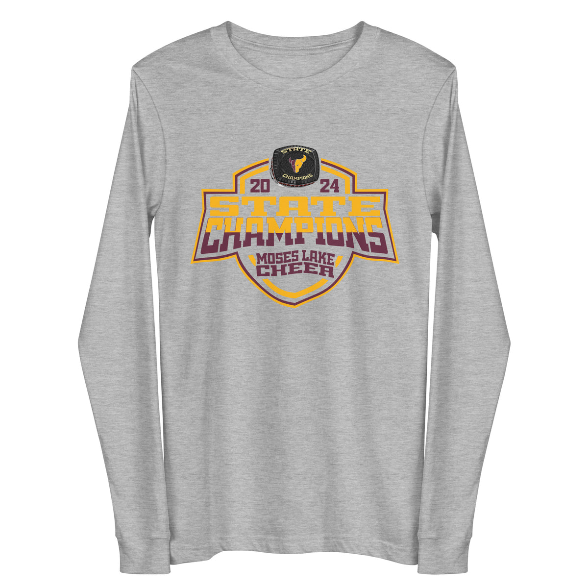 Moses Lake High School Cheer 2024 Unisex Long Sleeve Tee