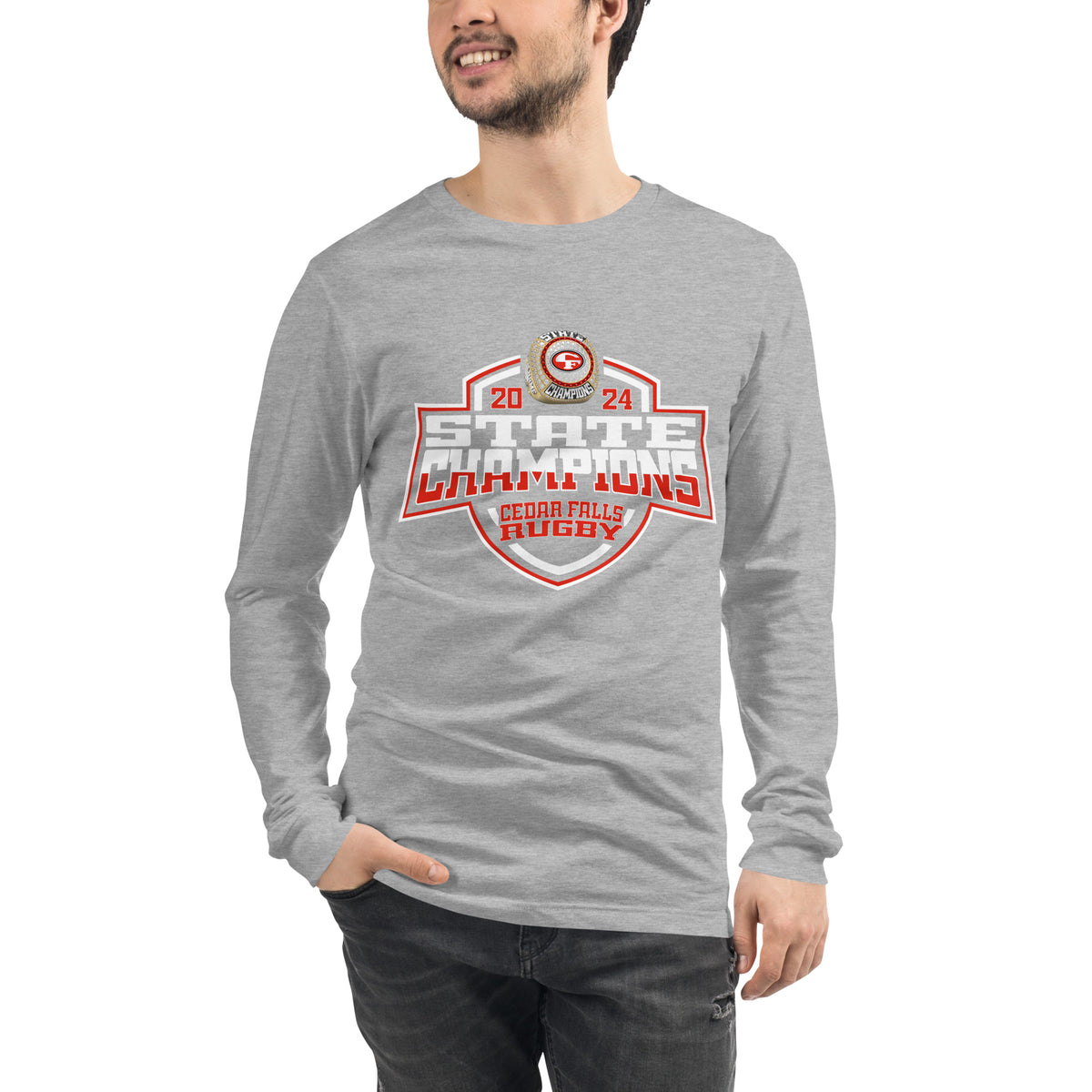 Cedar Falls High School Rugby 2024 Unisex Long Sleeve Tee
