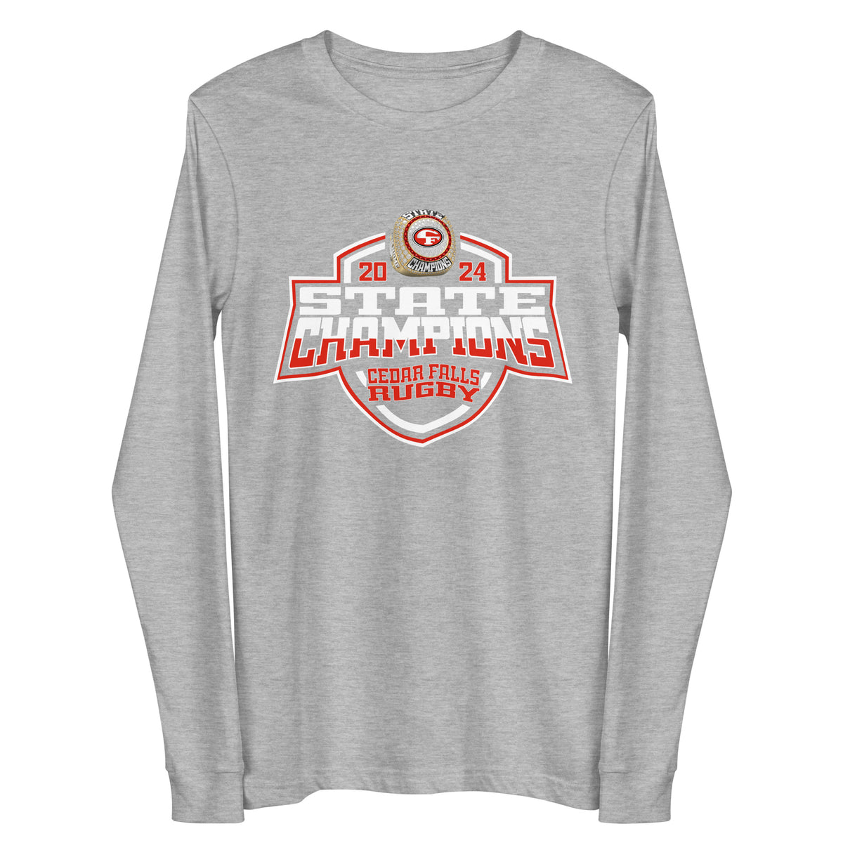 Cedar Falls High School Rugby 2024 Unisex Long Sleeve Tee