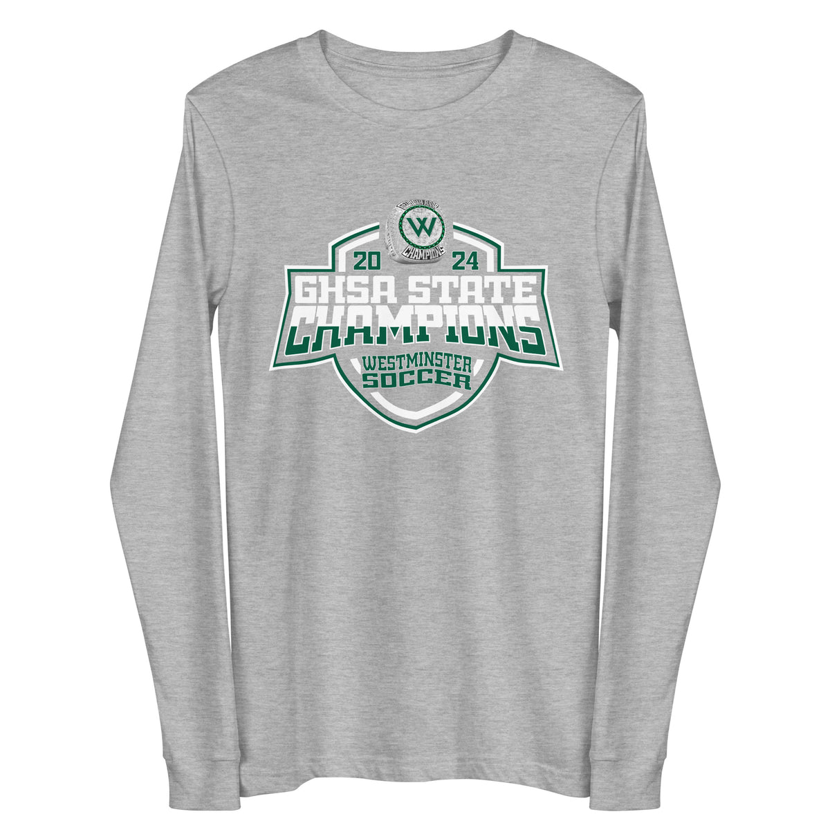 Westminster Upper School Soccer -Men's 2024 Unisex Long Sleeve Tee