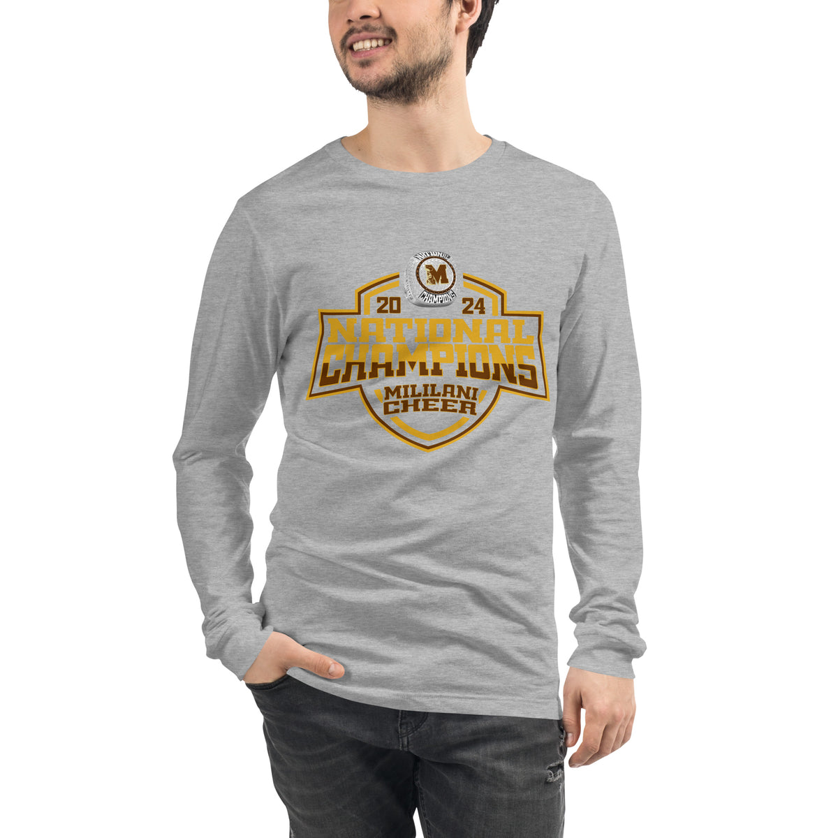 Mililani High School Cheer 2024 Unisex Long Sleeve Tee