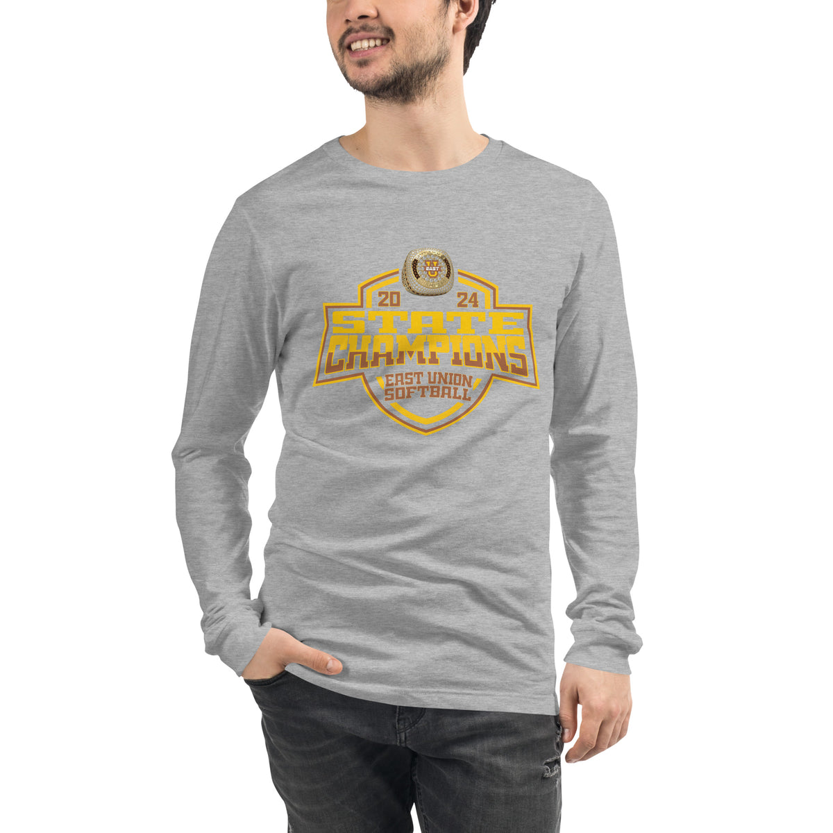 East Union Attendance Center (High School) Softball - Women's 2024 Unisex Long Sleeve Tee