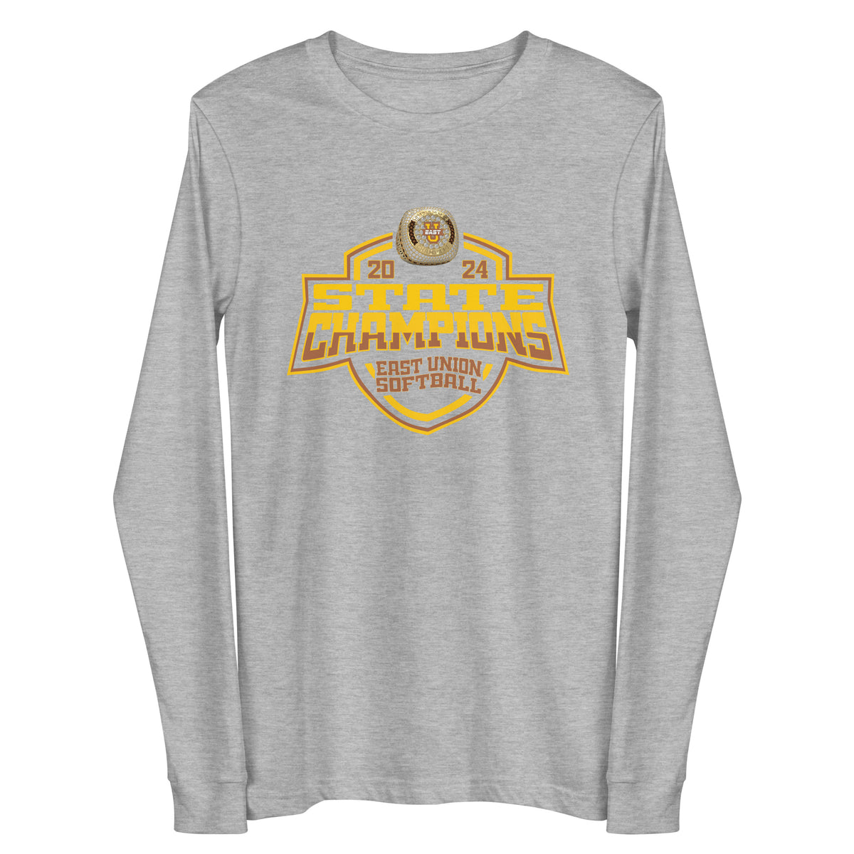 East Union Attendance Center (High School) Softball - Women's 2024 Unisex Long Sleeve Tee
