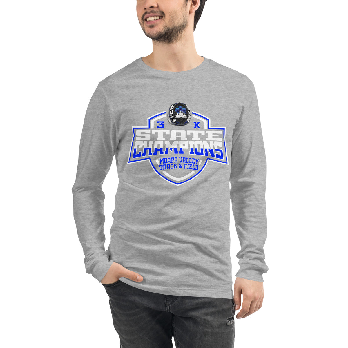 Moapa Valley High School Track &amp; Field -Coed 2024 Unisex Long Sleeve Tee