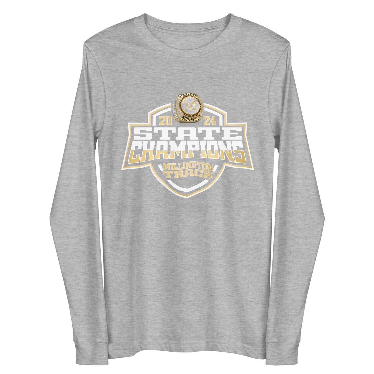 Millington Central Middle High School Track &amp; Field -Coed 2024 Unisex Long Sleeve Tee