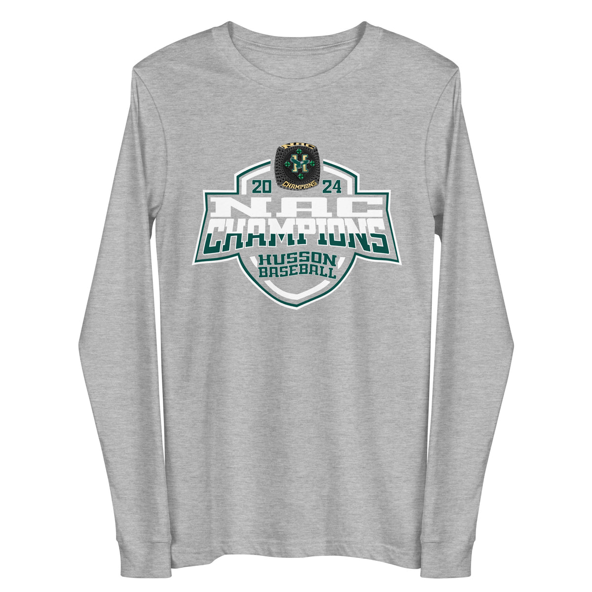 Husson University Baseball 2024 Unisex Long Sleeve Tee