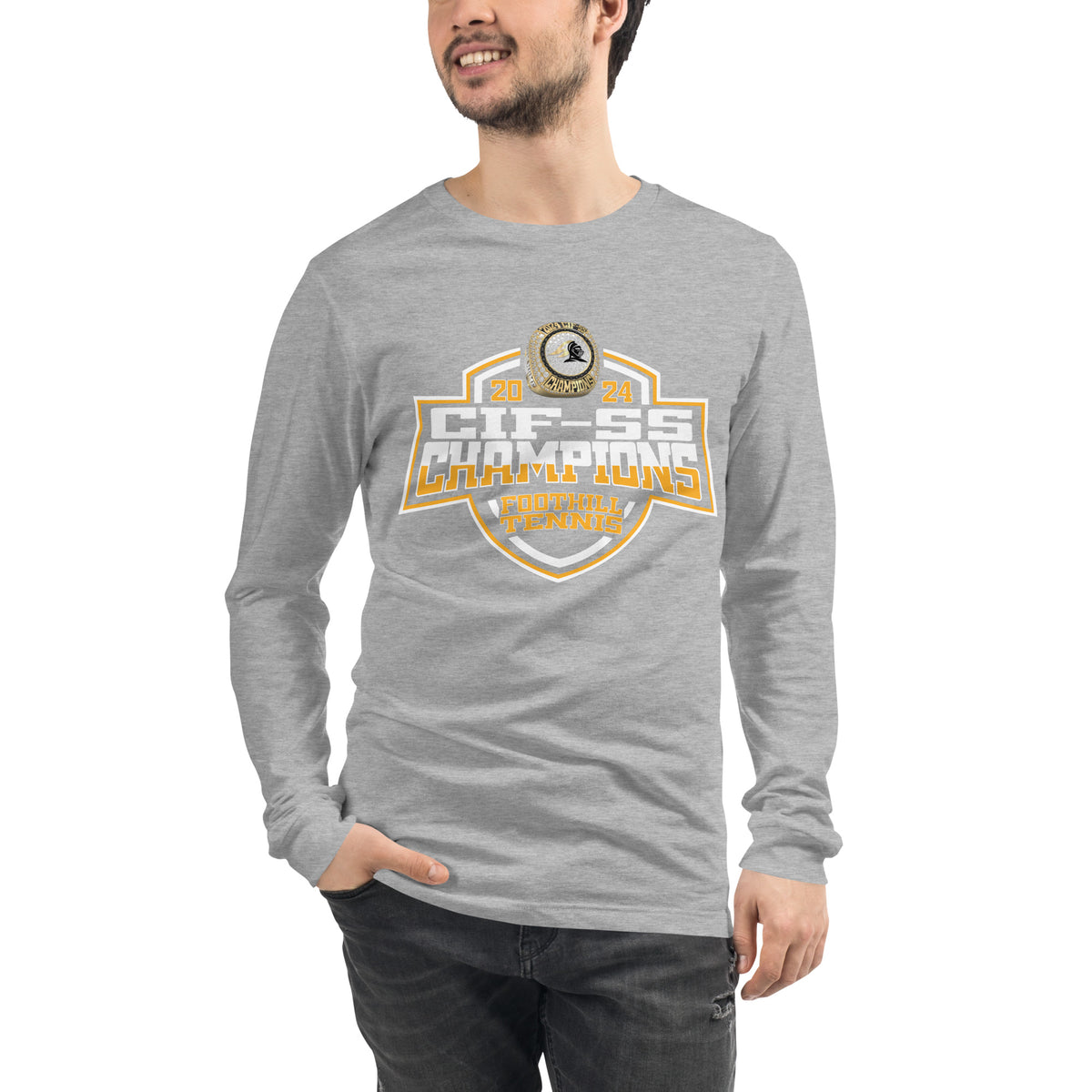 Foothill High School Tennis -Men's 2024 Unisex Long Sleeve Tee