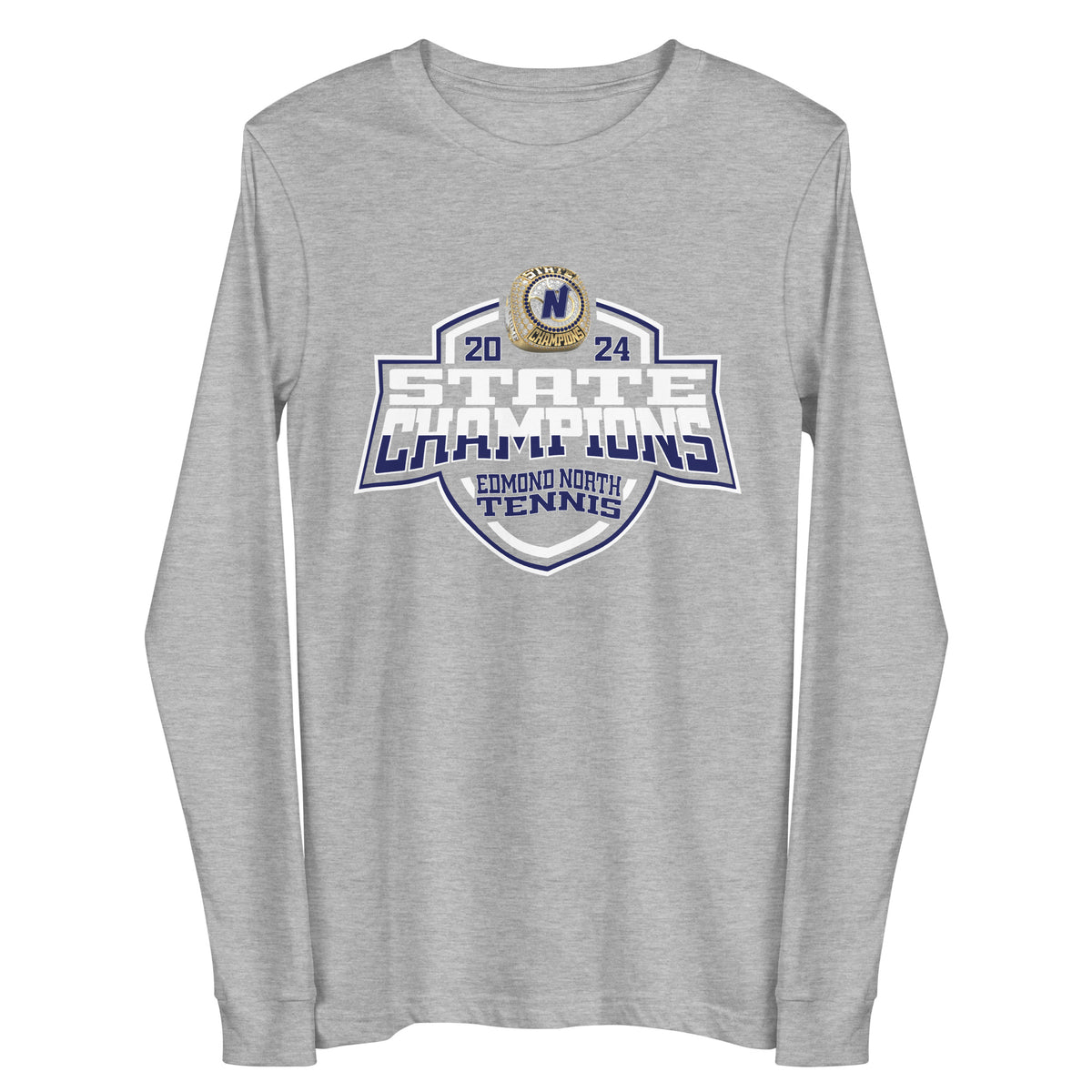 Edmond North High School Tennis -Men's 2024 Unisex Long Sleeve Tee