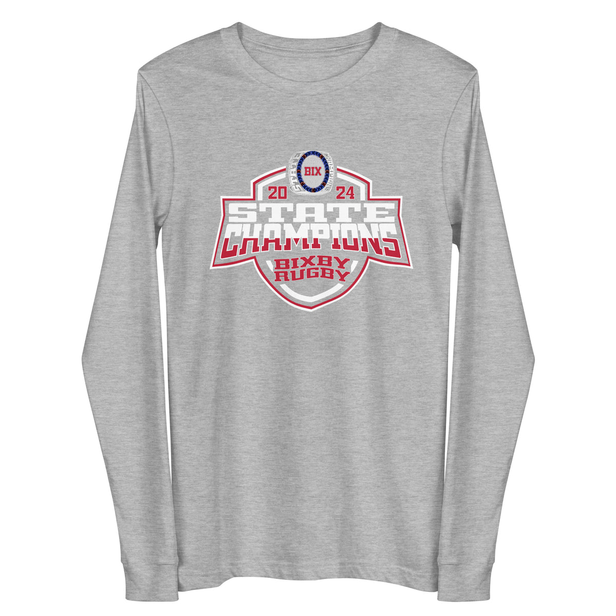 Bixby High School Rugby 2024 Unisex Long Sleeve Tee