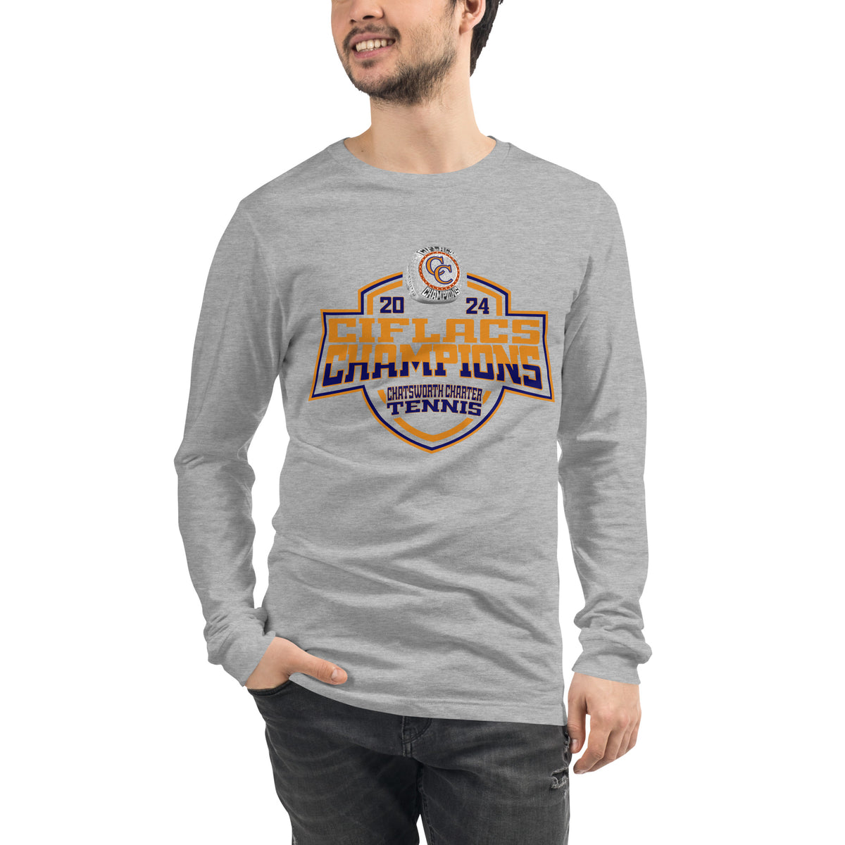 Chatsworth Charter High School Tennis -Men's 2024 Unisex Long Sleeve Tee