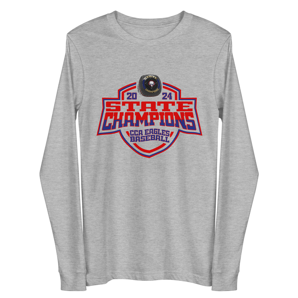 Cornerstone Christian Academy Baseball 2024 Unisex Long Sleeve Tee
